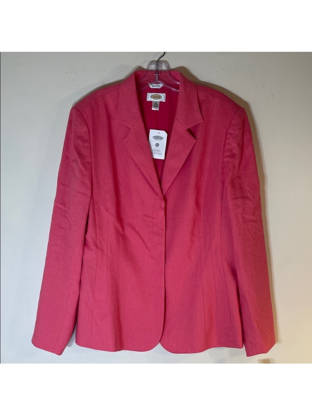 Vintage Talbots Linen Blend Jacket. 16 Long. NWT. $178!